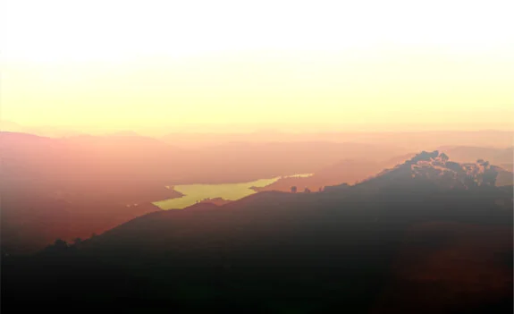 A view of mountains